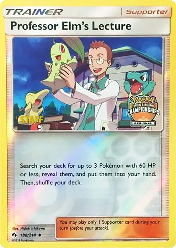 Professor Elm's Lecture (Regional Championships · Staff)