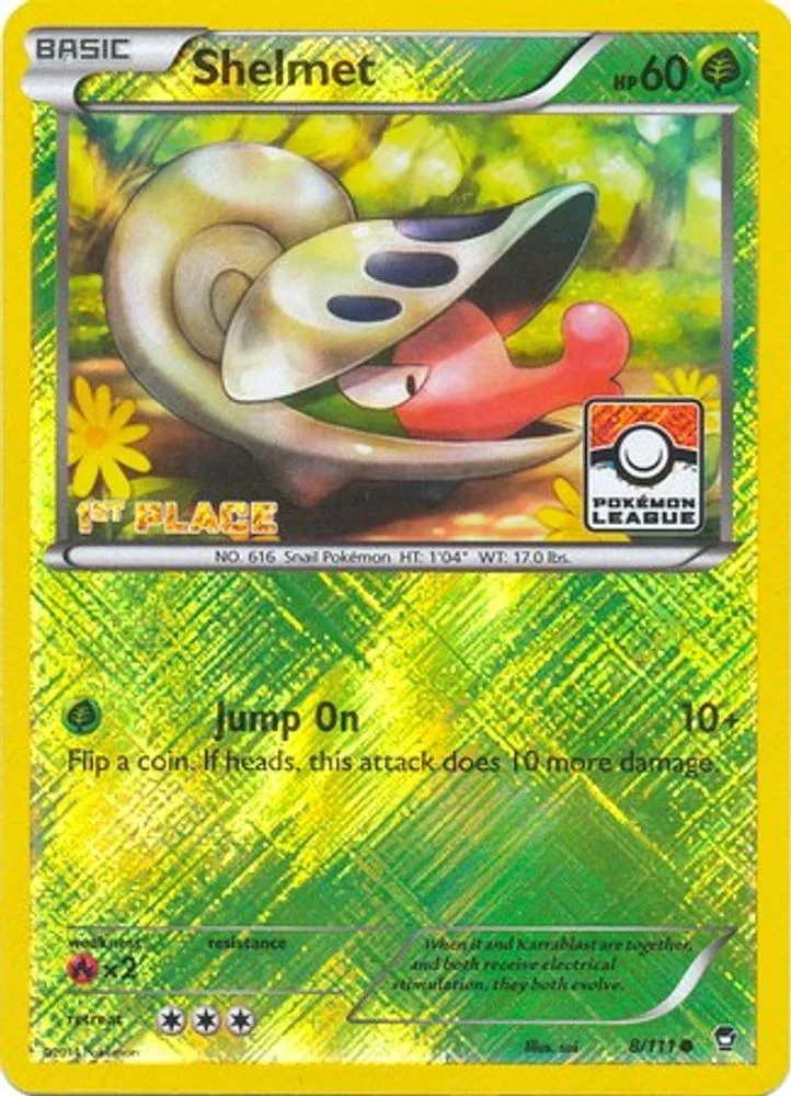 Shelmet (Pokemon League · 1st Place)