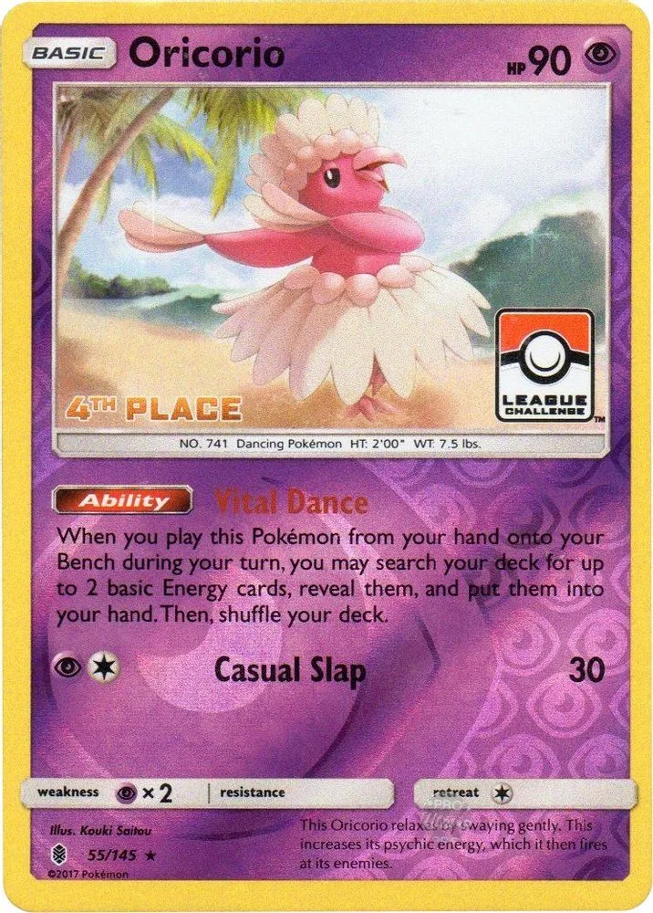 Oricorio (League Challenge · 4th Place)