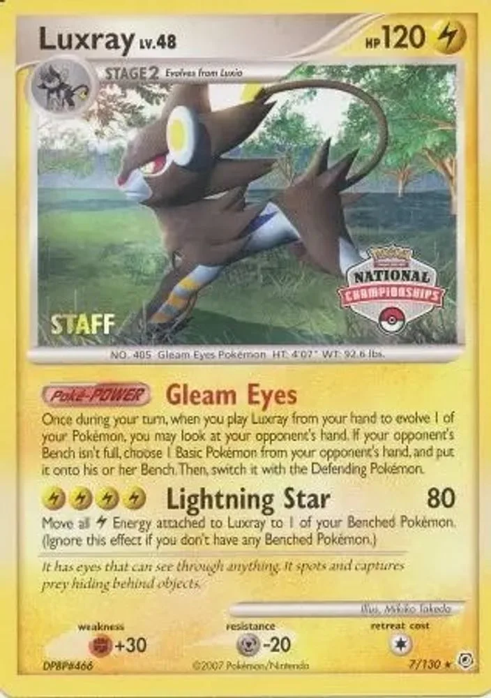 Luxray (National Championships · Staff)