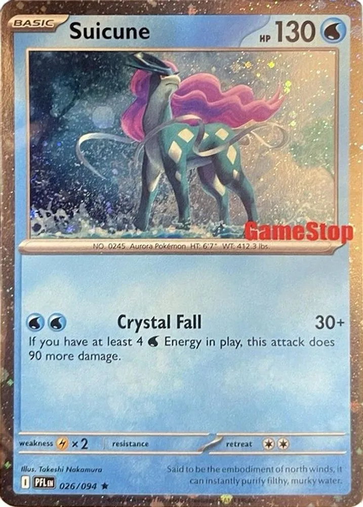 Suicune (Cosmos Holo · Gamestop Exclusive)
