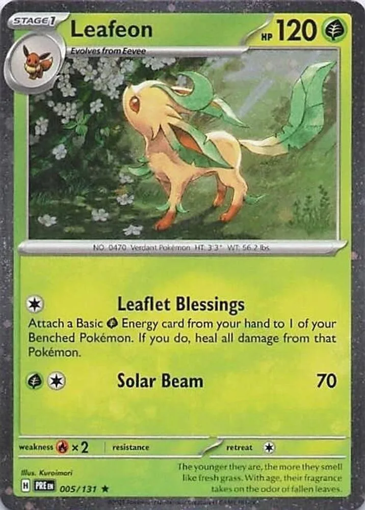 Leafeon (Leafeon · Cosmos Holo)