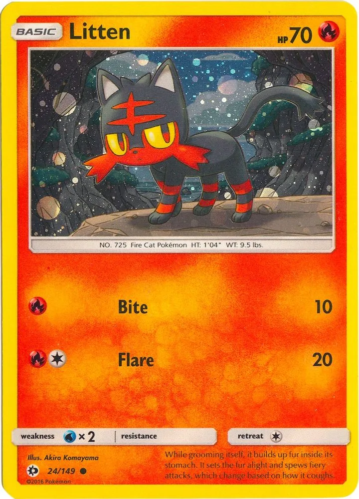 Litten (Litten · Cosmos Holo)