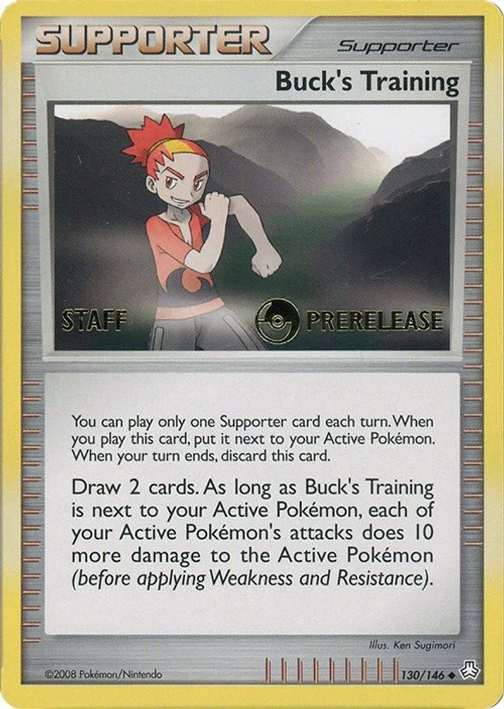 Buck's Training (Prerelease · Staff)