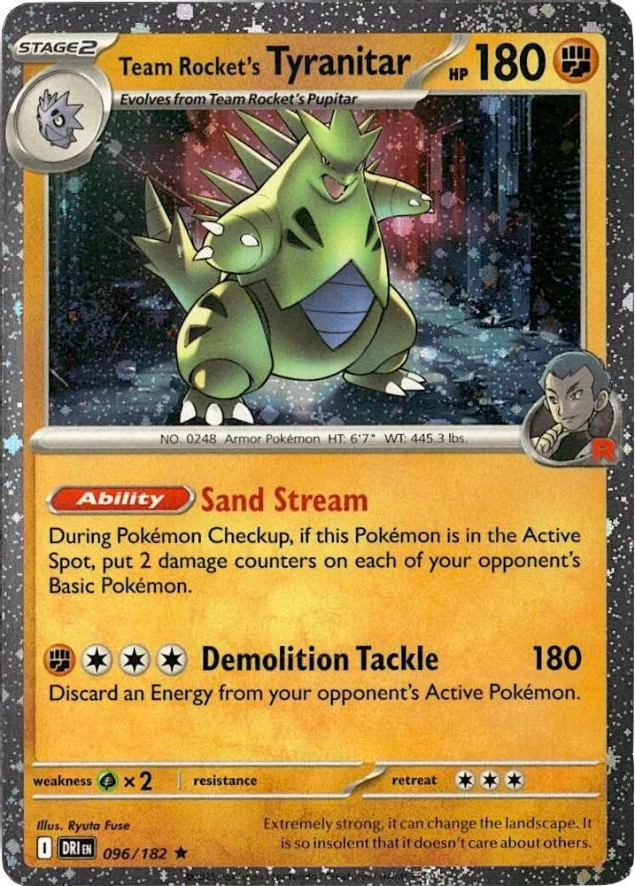 Team Rocket's Tyranitar (Cosmos Holo)