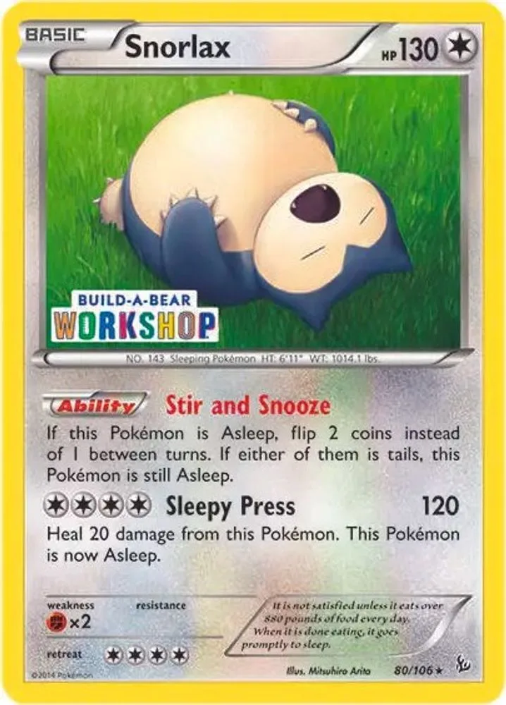 Snorlax (Build-a-Bear Workshop Exclusive)