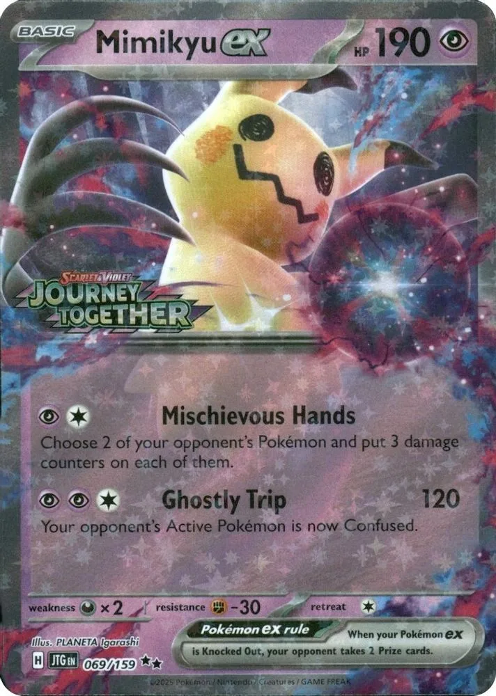 Mimikyu ex (Journey Together Stamped)