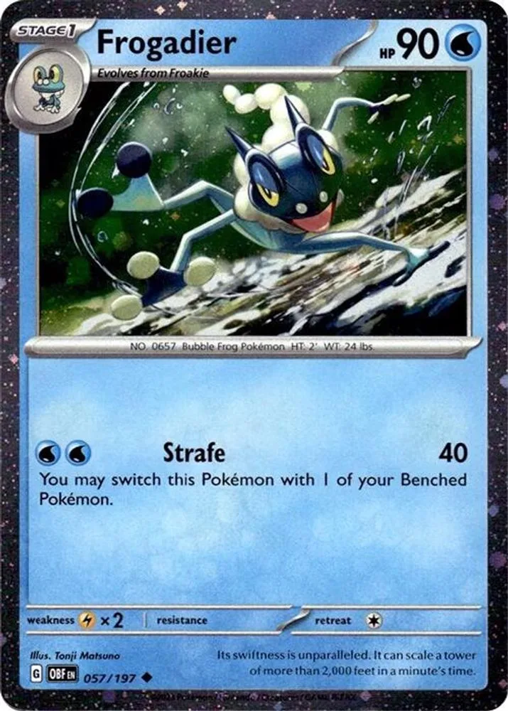 Frogadier (Frogadier · Cosmos Holo)