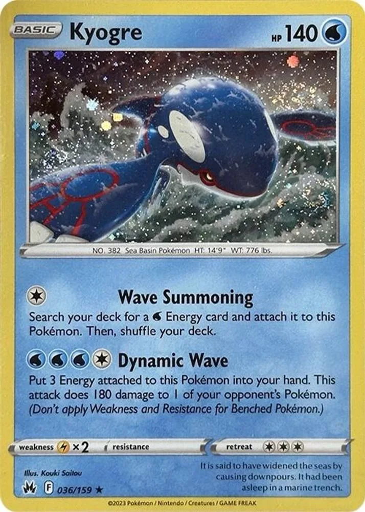 Kyogre (Pixel Holo)