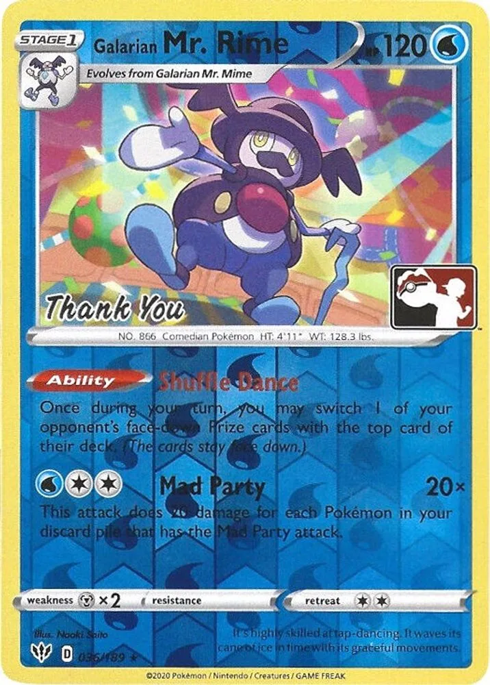 Galarian Mr. Rime (Pokemon League · Thank You)