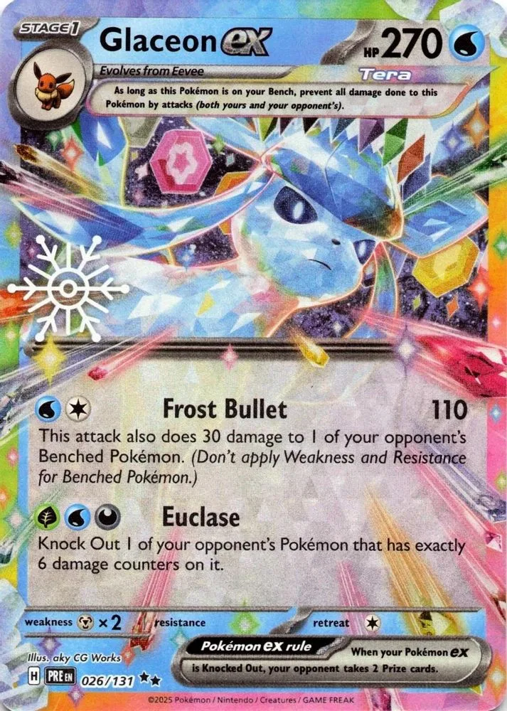 Glaceon ex (Holiday Calendar)