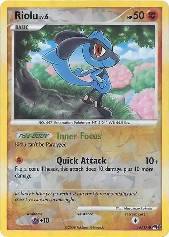 Riolu (Riolu · Cracked Ice Holo)