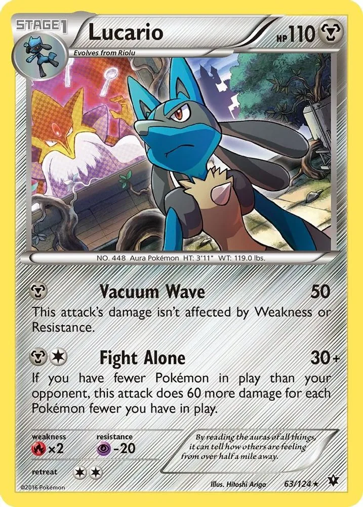 Lucario (Lucario · Cosmos Holo)
