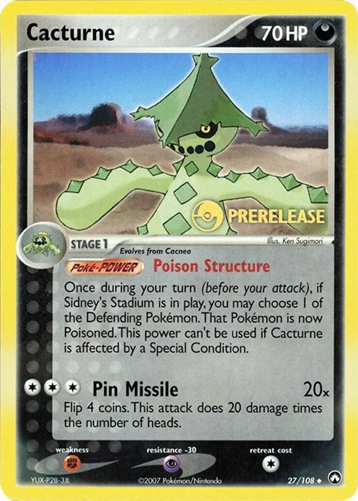 Cacturne (Prerelease)
