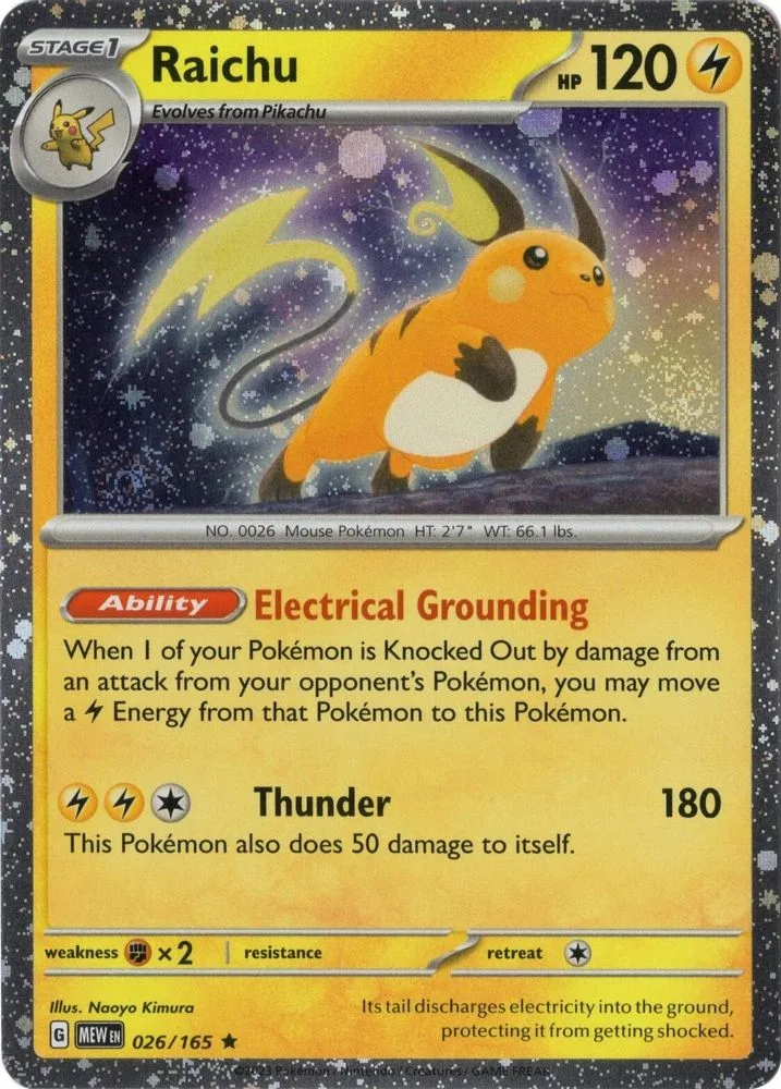Raichu (Raichu · Cosmos Holo)