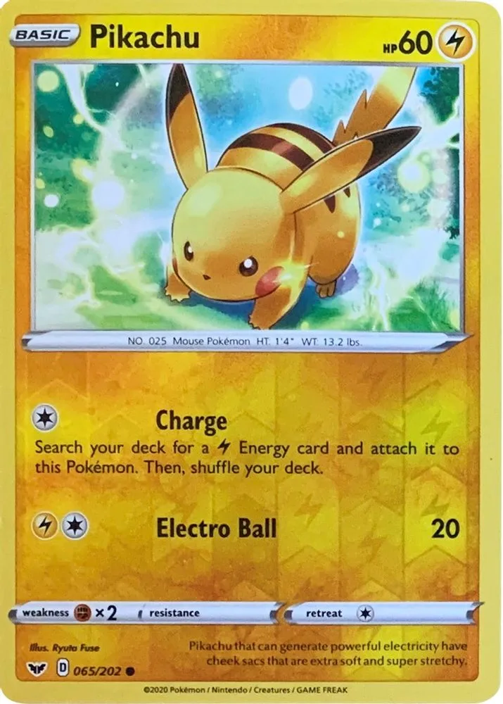 Pikachu (Reverse Cosmos Holo)