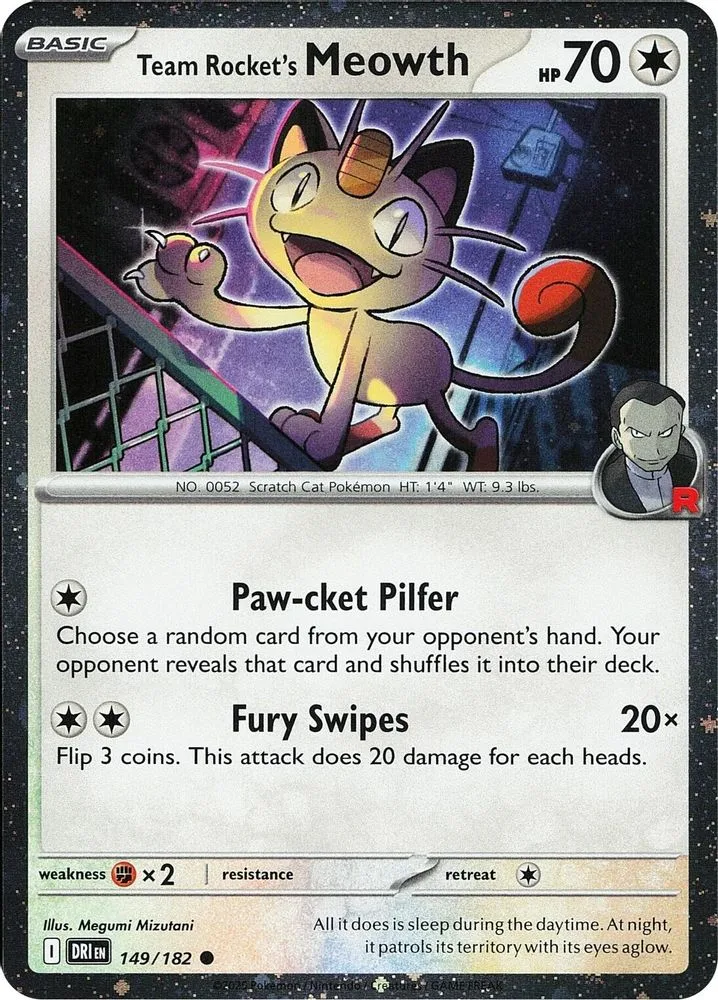 Team Rocket's Meowth (Team Rocket's Meowth · Cosmos Holo)