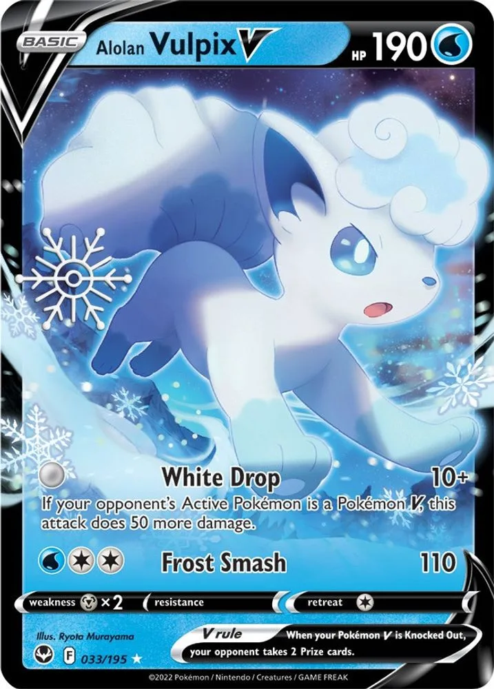 Alolan Vulpix V (Holiday Calendar)