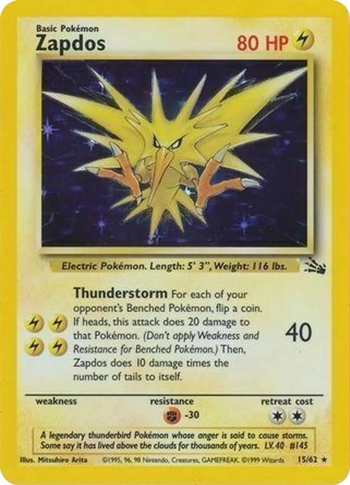 Zapdos (Zapdos · Cosmos Holo)
