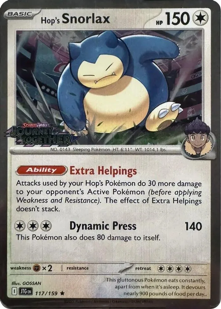 Hop's Snorlax (Cosmos Holo)