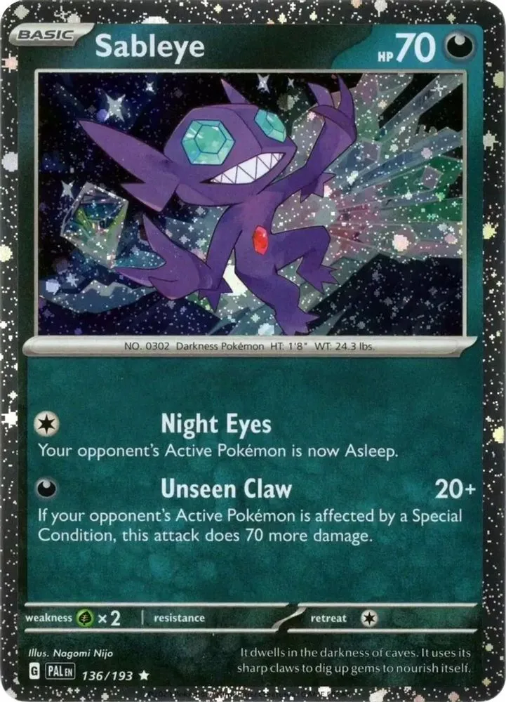 Sableye (Sableye · Cosmos Holo)