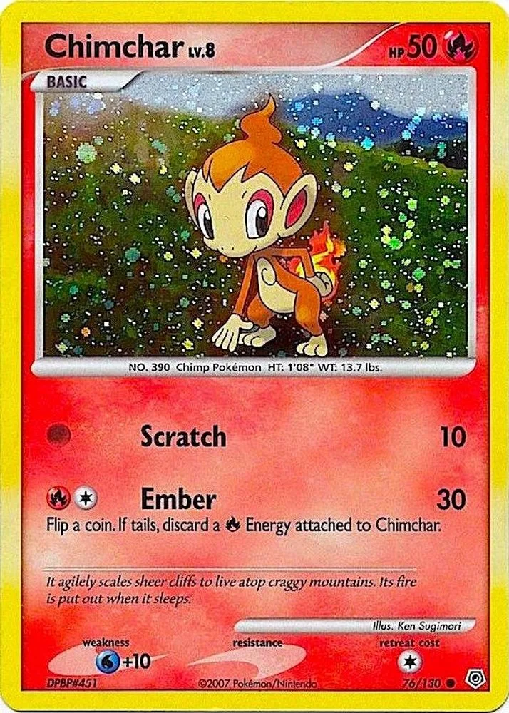 Chimchar (Chimchar · Cosmos Holo)