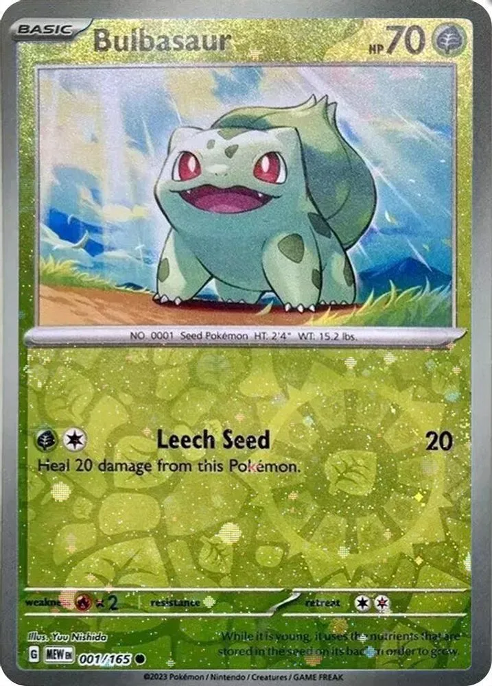 Bulbasaur (Reverse Cosmos Holo · Costco Exclusive)