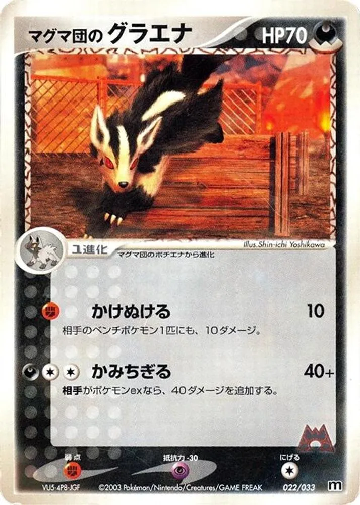 Team Magma's Mightyena