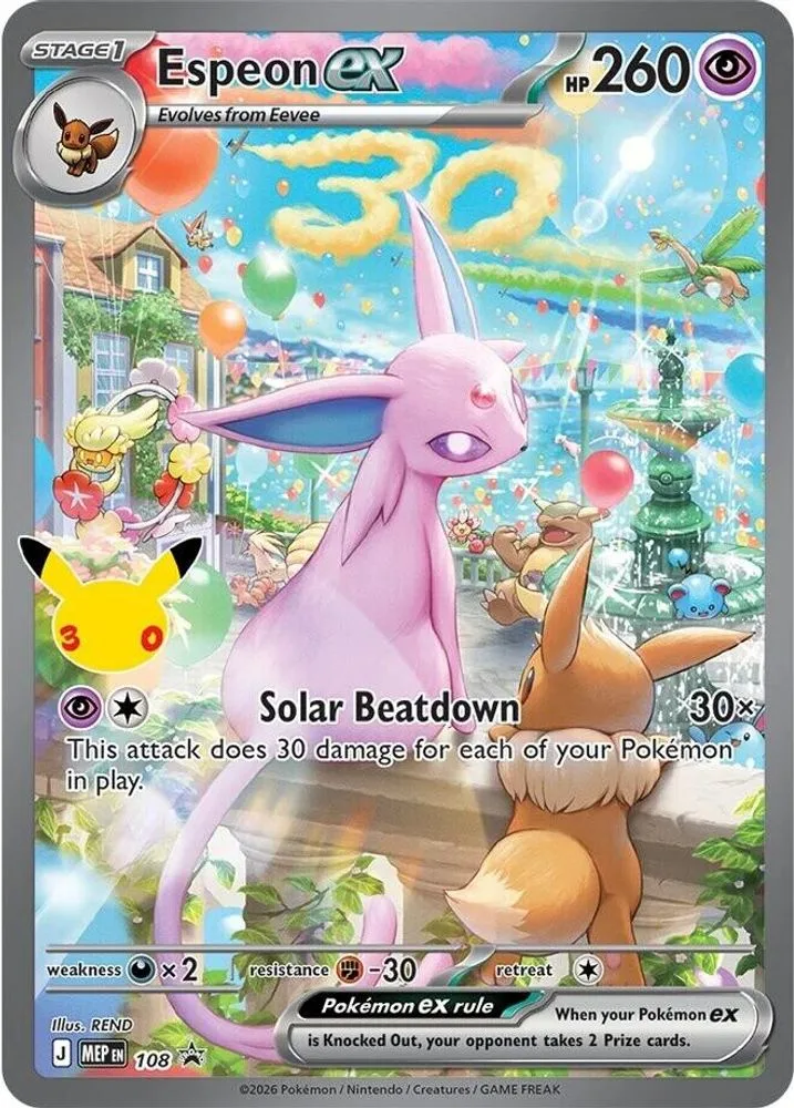 Espeon ex (30th Celebration)