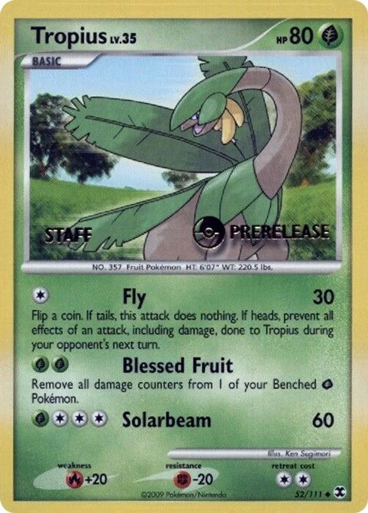 Tropius (Prerelease · Staff)