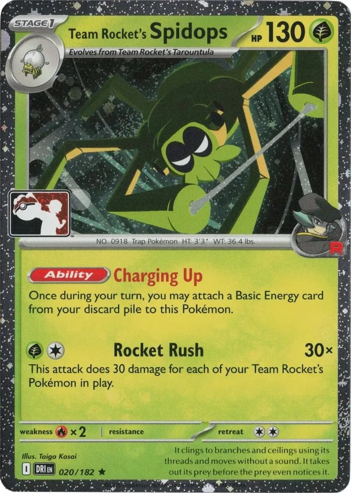 Team Rocket's Spidops (Team Rocket's Spidops · Cosmos Holo)