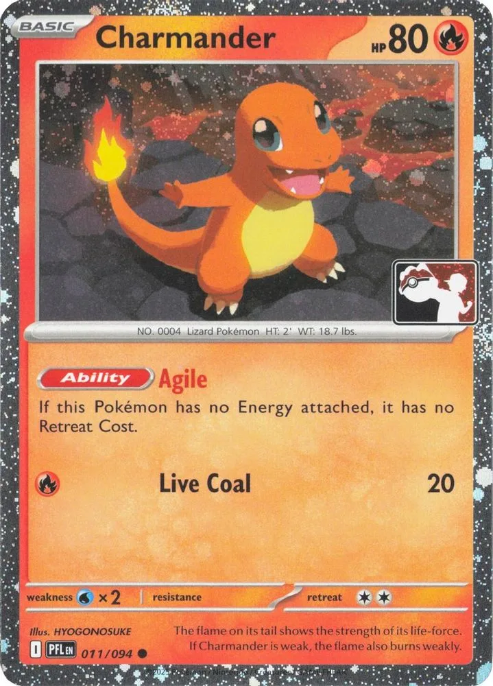 Charmander (Charmander · Cosmos Holo)