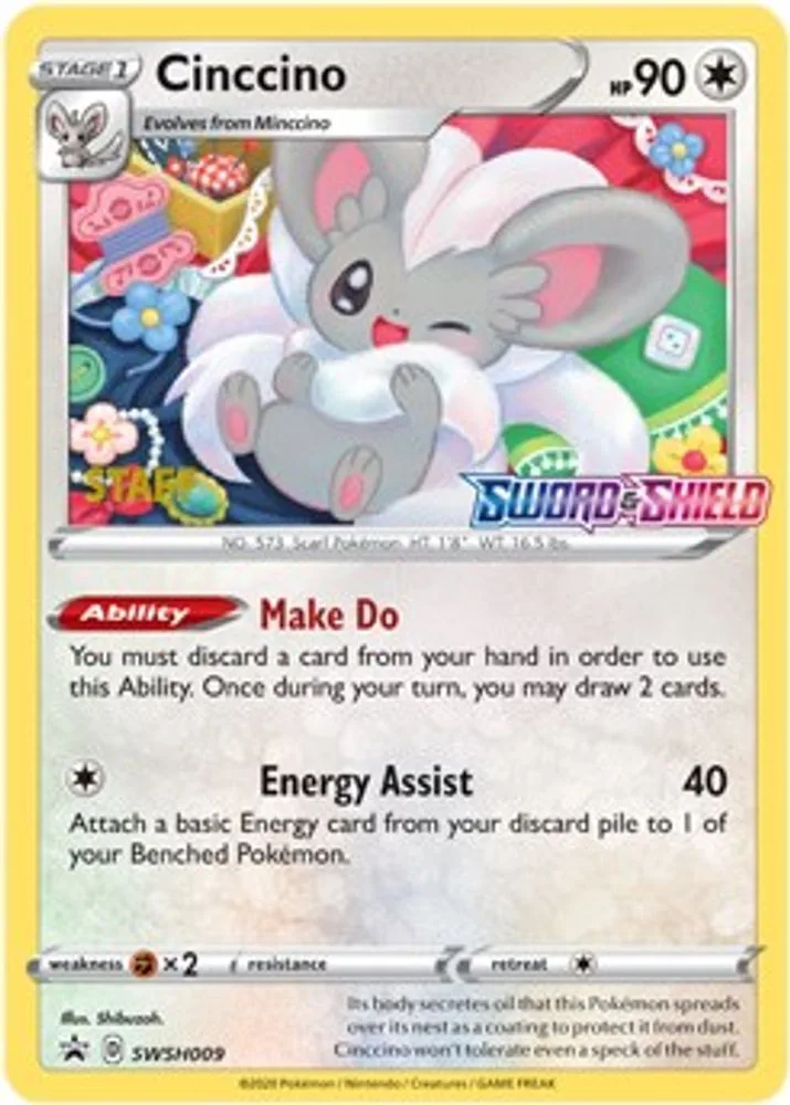 Cinccino (Prerelease · Staff)