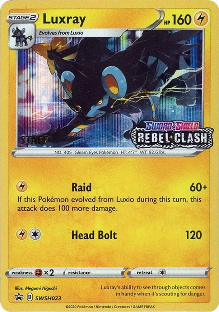 Luxray (Prerelease · Staff)