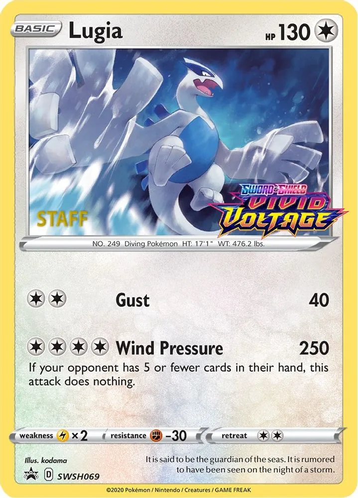 Lugia (Prerelease · Staff)