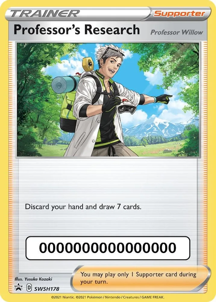 Professor's Research (with Pokemon Go Code)