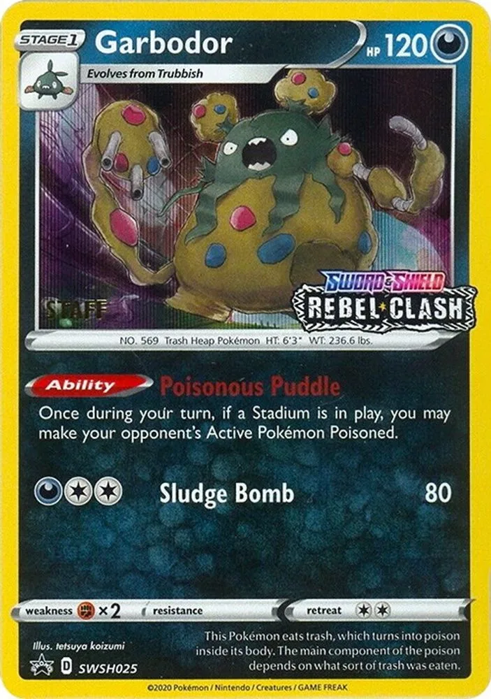 Garbodor (Prerelease · Staff)