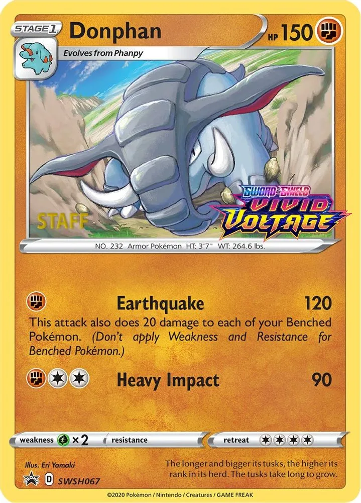 Donphan (Prerelease · Staff)