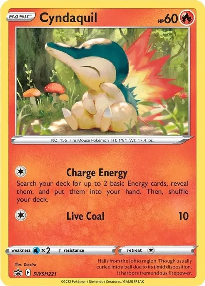 Cyndaquil (Cosmos Holo)