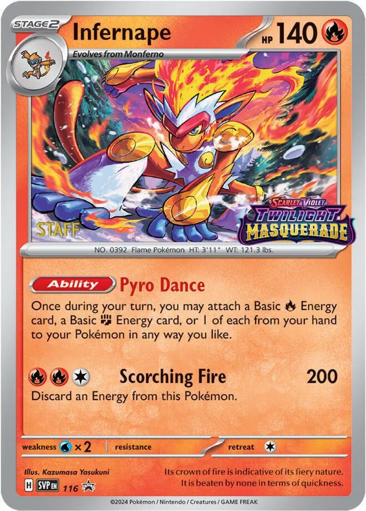 Infernape (Prerelease · Staff)