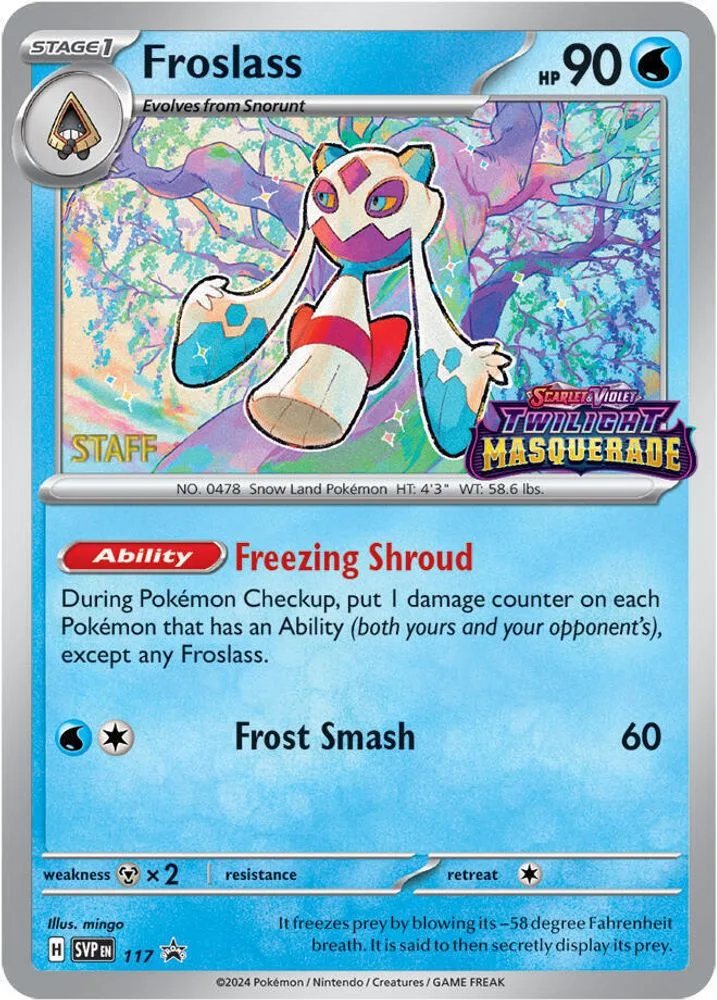 Froslass (Prerelease · Staff)