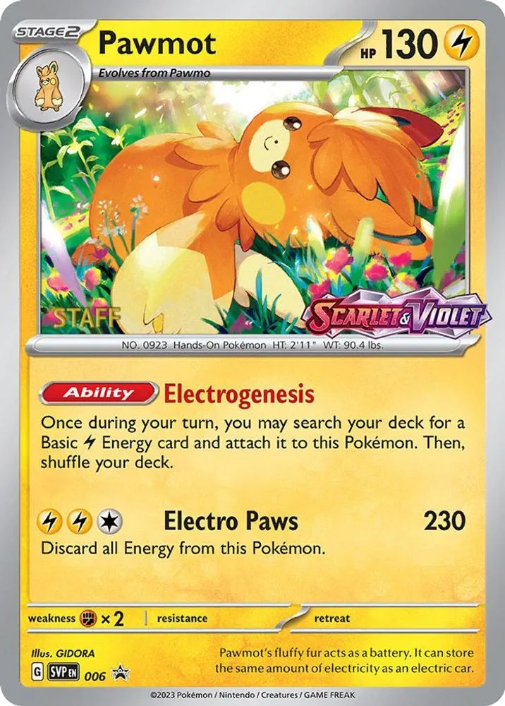 Pawmot (Prerelease · Staff)