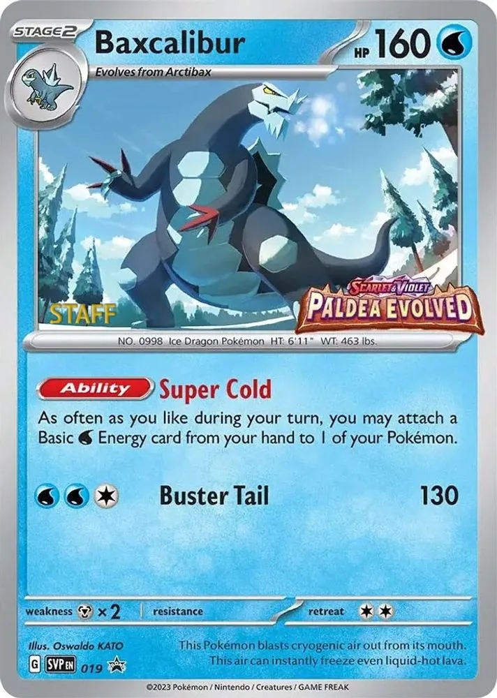 Baxcalibur (Prerelease · Staff)