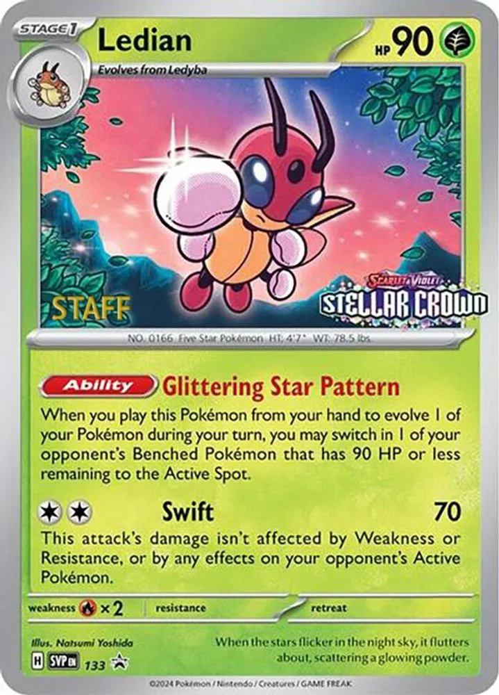 Ledian (Prerelease · Staff)