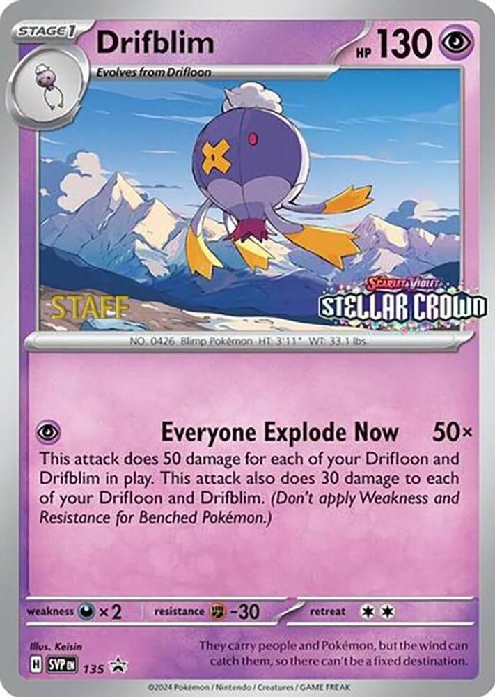 Drifblim (Prerelease · Staff)