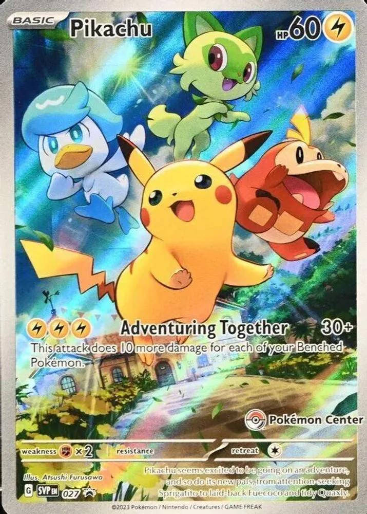 Pikachu (Pokemon Center Exclusive)