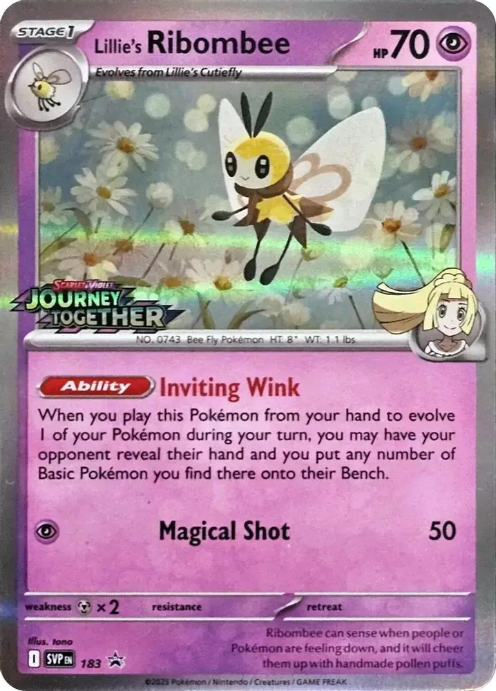 Lillie's Ribombee (Prerelease)