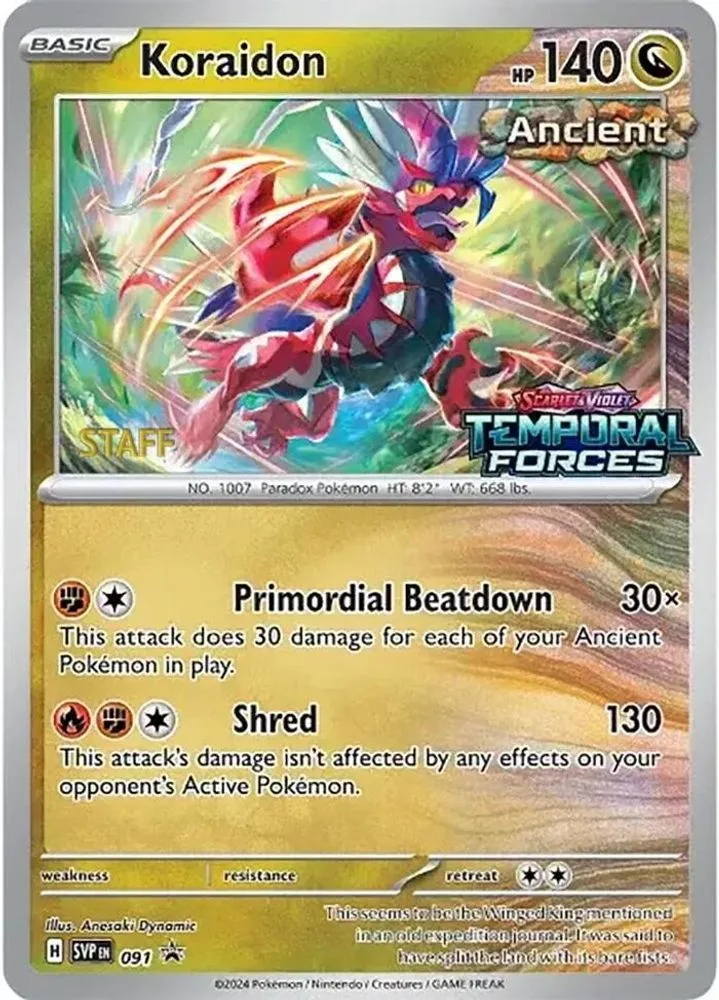 Koraidon (Prerelease · Staff)