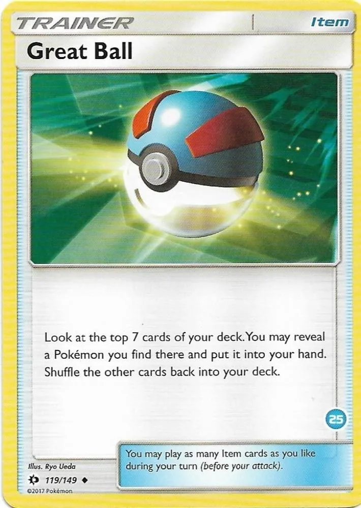Great Ball (25 · Alolan Ninetales Half-Deck)