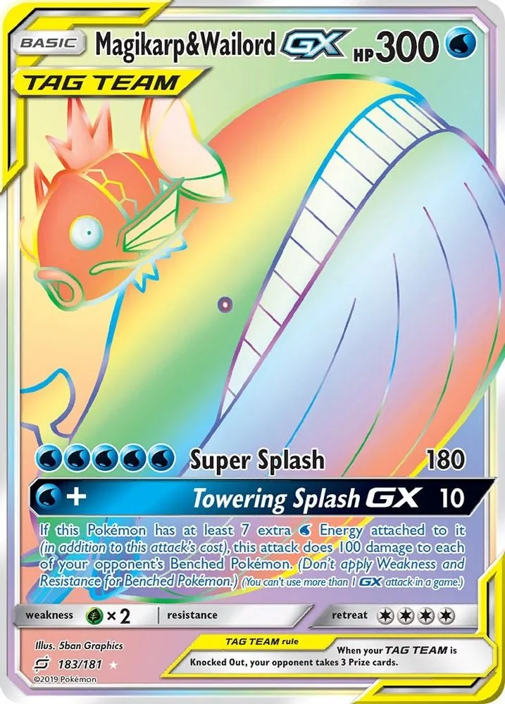 Magikarp & Wailord GX (Secret)